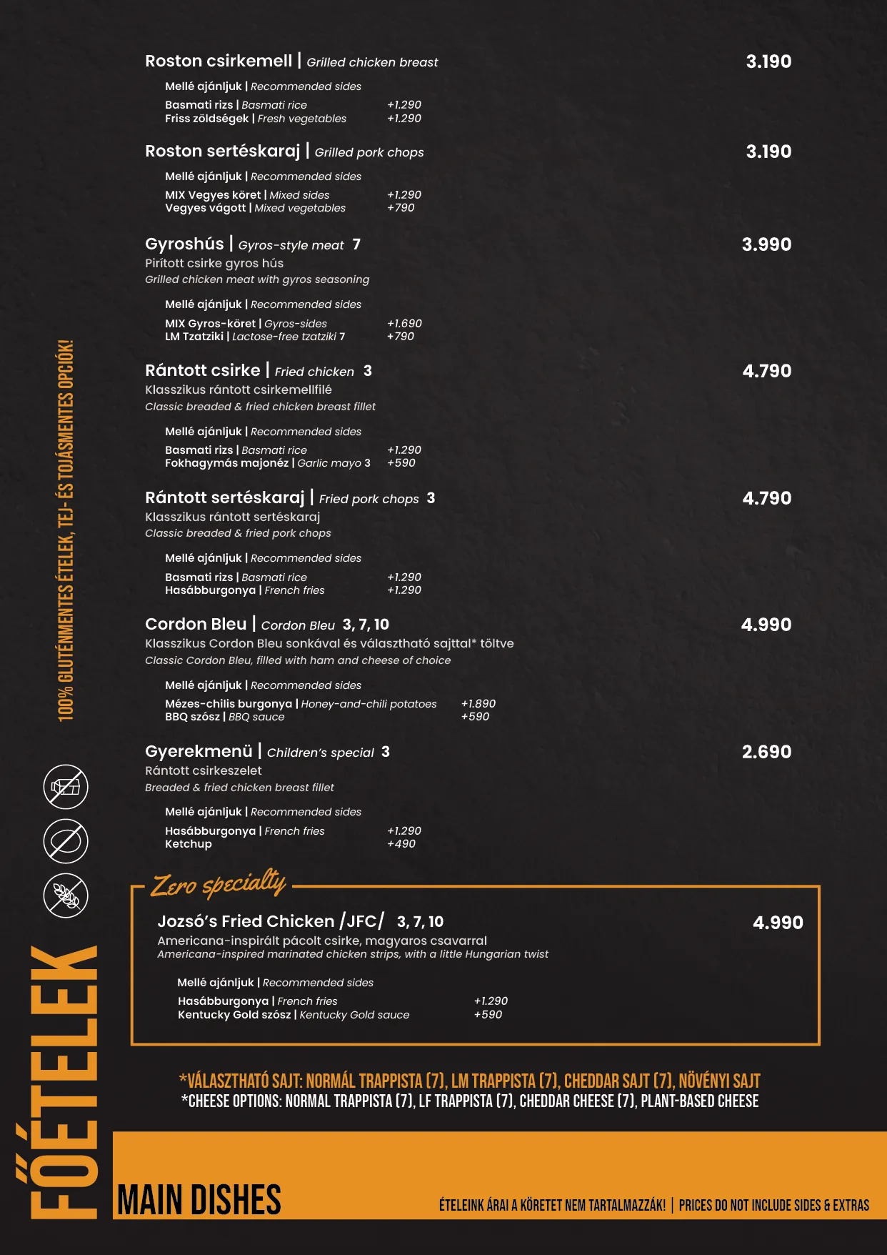 Zero menu #4