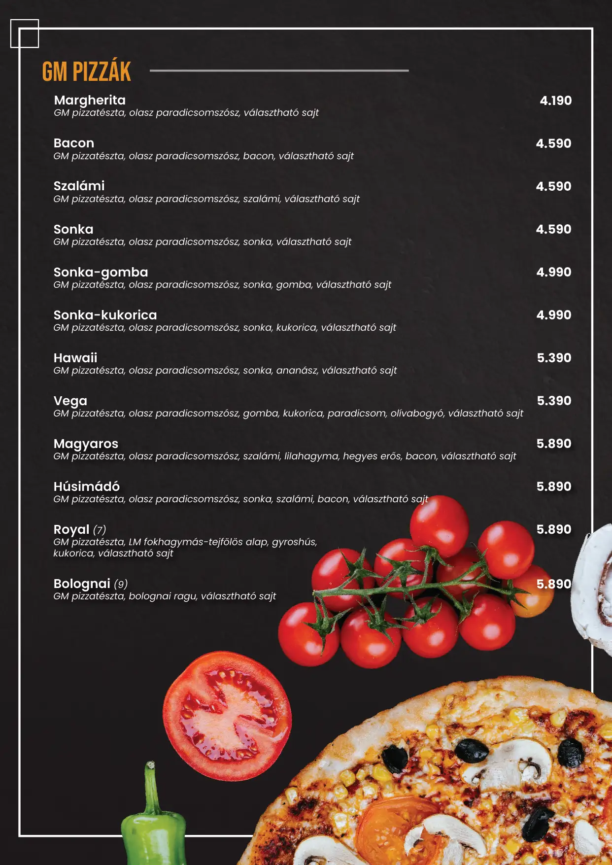 Zero menu #6