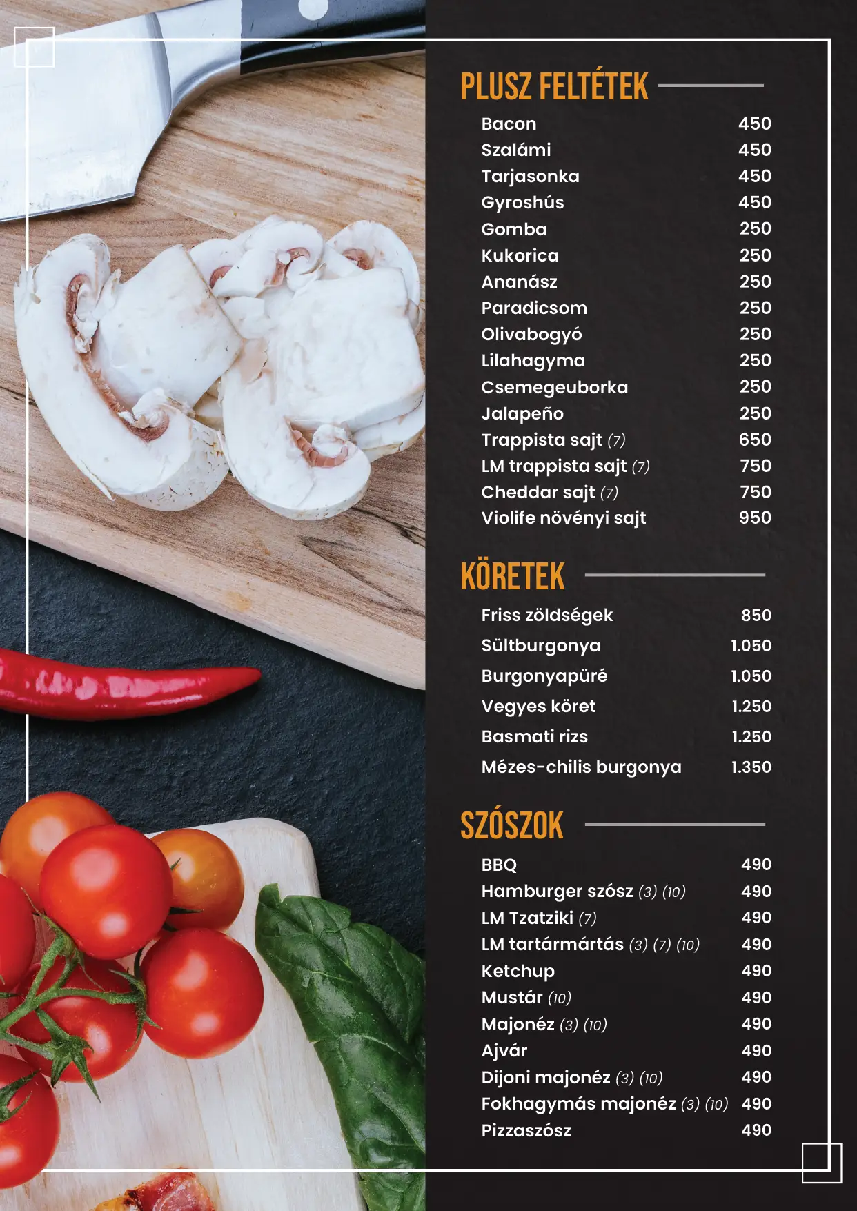 Zero menu #8